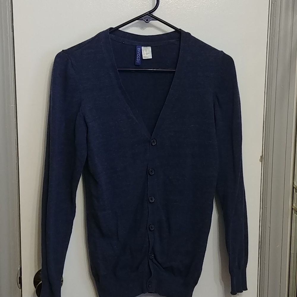H&M Blue Cardigan